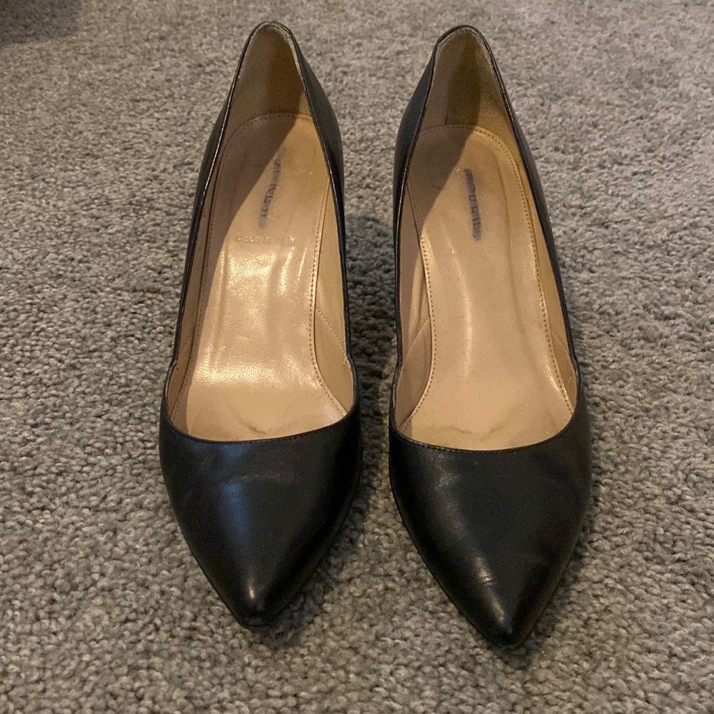 J. Crew black kitten heel pumps